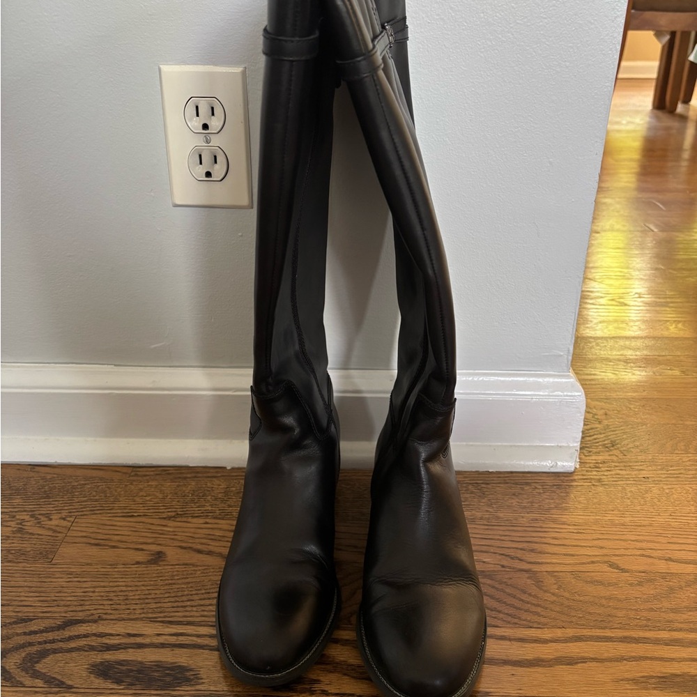 Franco Sarto Black Women's Knee-High Boots